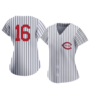 Authentic Ron Oester Women's Cincinnati Reds White 2022 Field Of Dreams Jersey