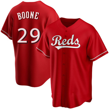 Replica Bret Boone Youth Cincinnati Reds Red Alternate Jersey