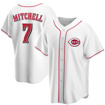 Replica Kevin Mitchell Youth Cincinnati Reds White Home Jersey