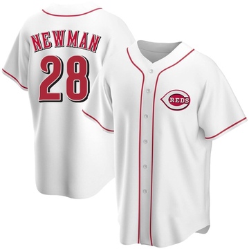 Replica Kevin Newman Men's Cincinnati Reds White Home Jersey