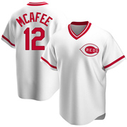 Replica Quincy Mcafee Youth Cincinnati Reds White Home Cooperstown Collection Jersey